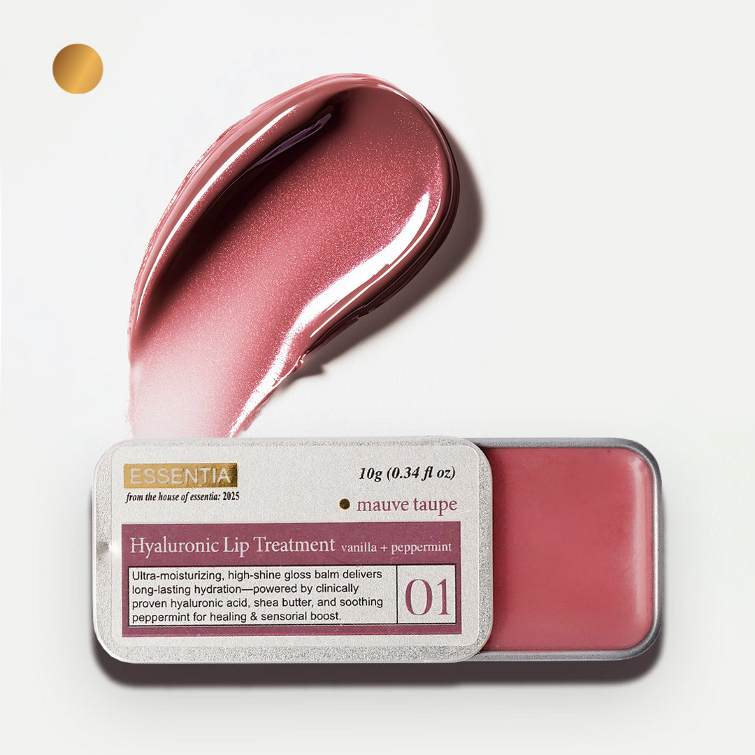 HA Lip Treatment  Balm – mauve taupe- peppermint +vanilla