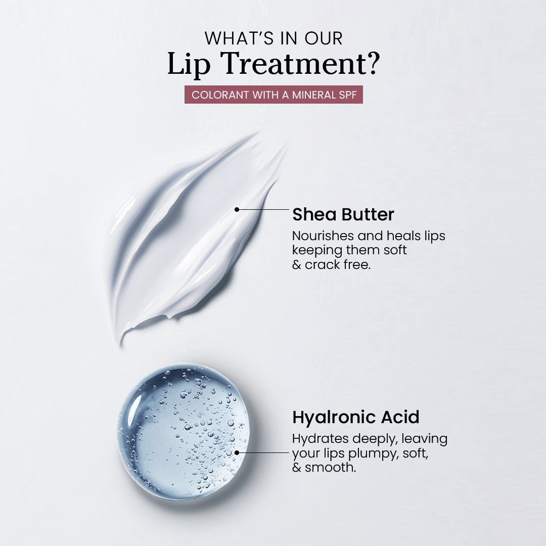 HA Lip Treatment  Balm – mauve taupe- peppermint +vanilla